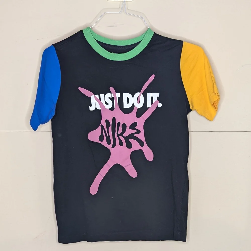 Nike Just Do It Color Block Tee - Picture 2 of 8